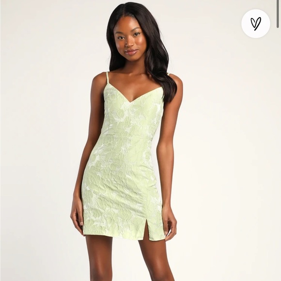 Lulus Dresses & Skirts - Lulus Floral Jacquard Sleeveless Mini Dress_NWT